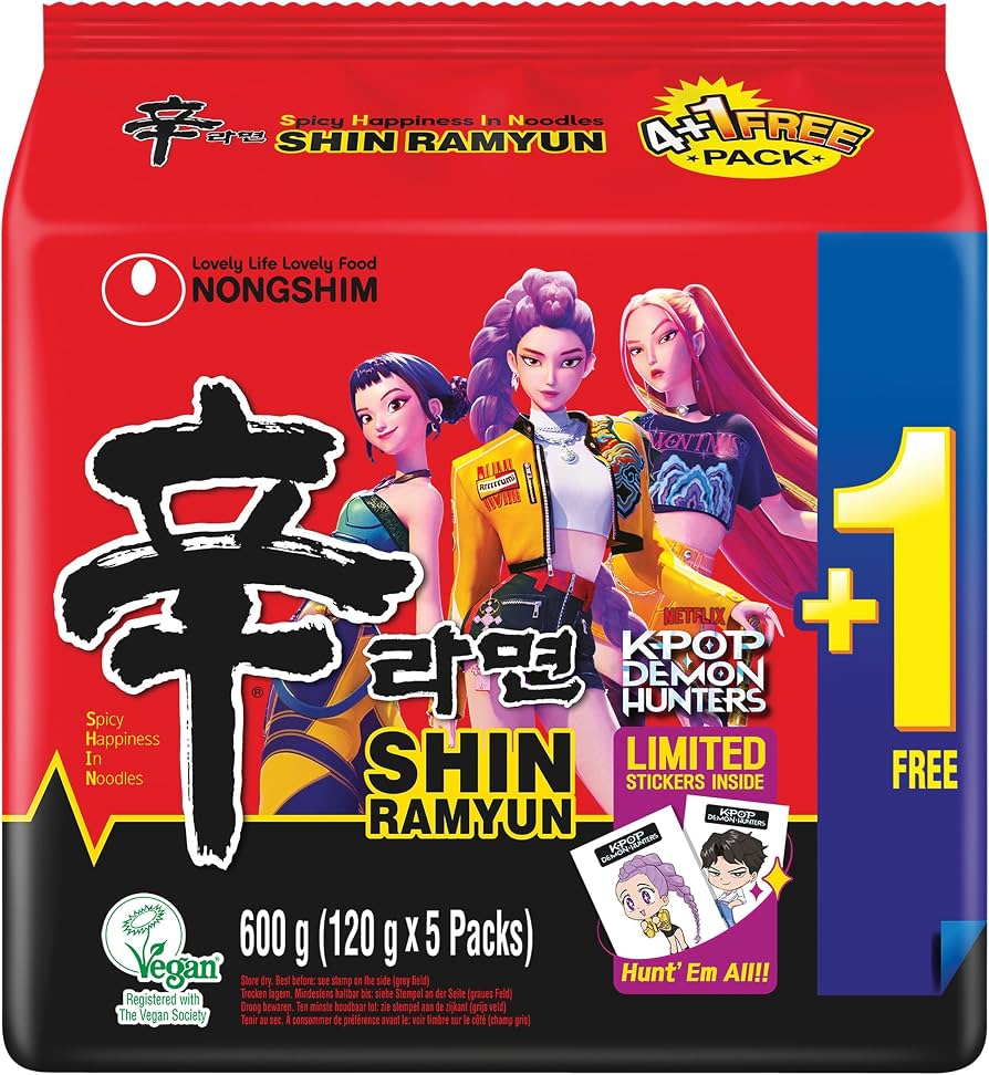 40x Nongshim Instant. Shin
Ramyun sehr scharf 120g Mhd 01.10.2026