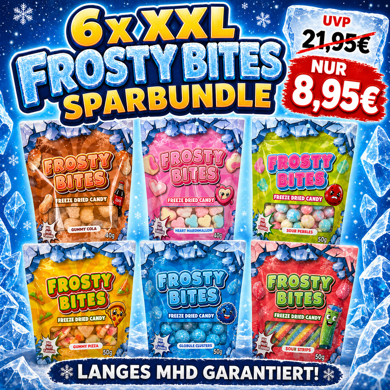 6x Frostybites XXL Sparbundle