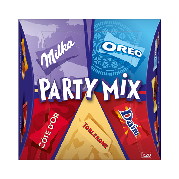 8x 143g Milka Party Mix Bundle MHD 31.07.2026