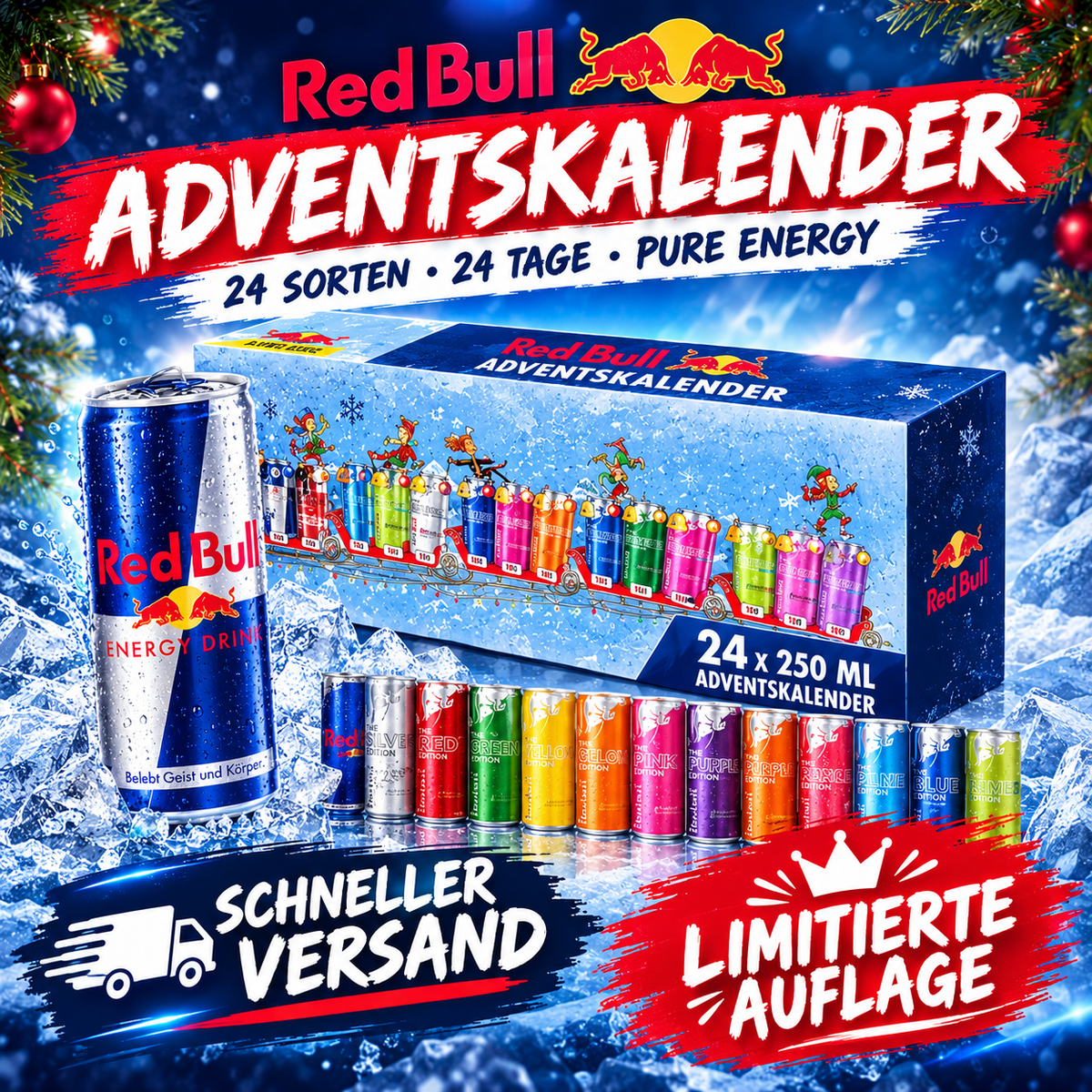 Red Bull Adventskalender Limited Edition