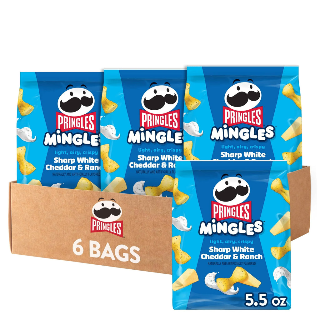 6x Pringles Mingles Ranch 56g MHD 17.07.2026