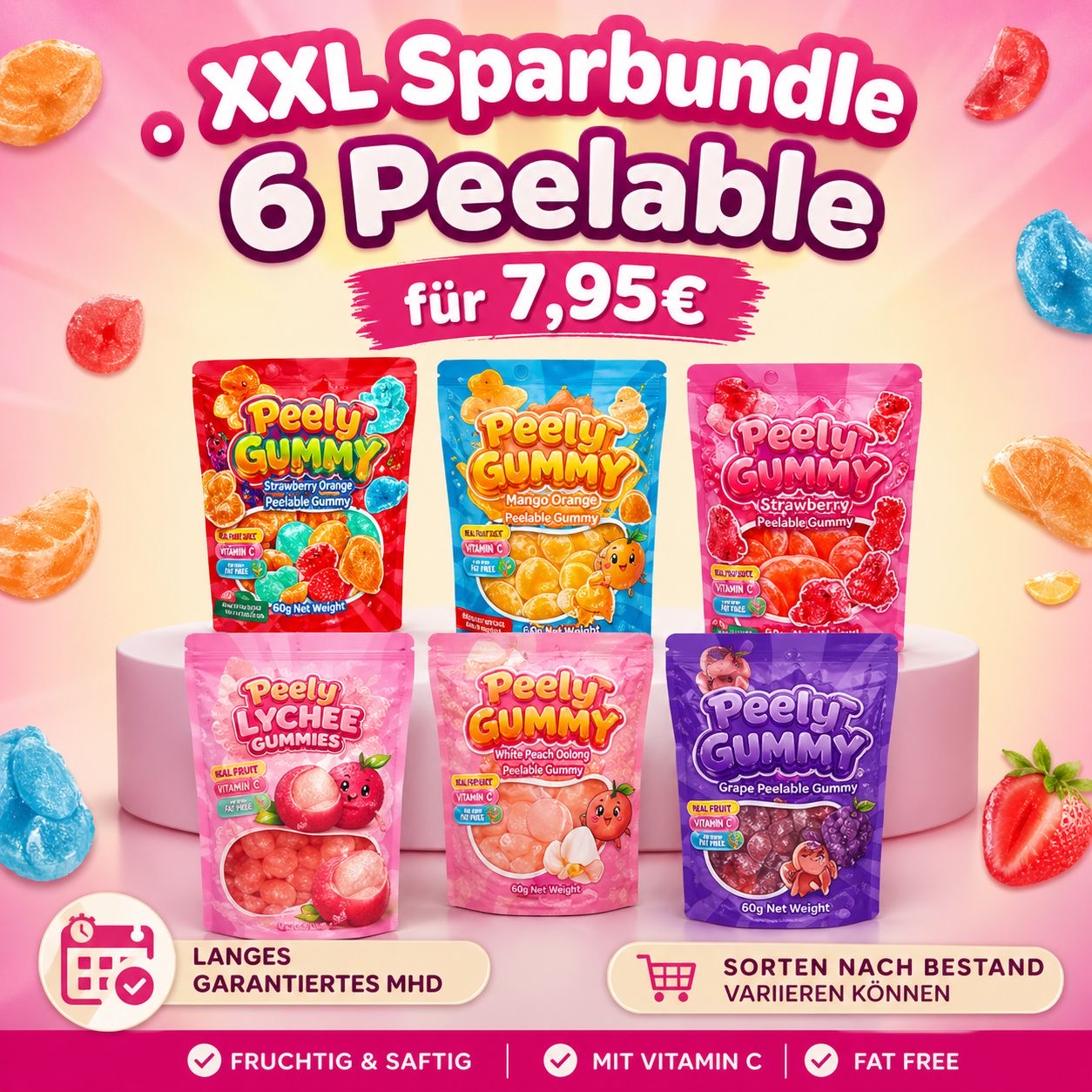 6x Peelable Sparbundle XXL Angebot
