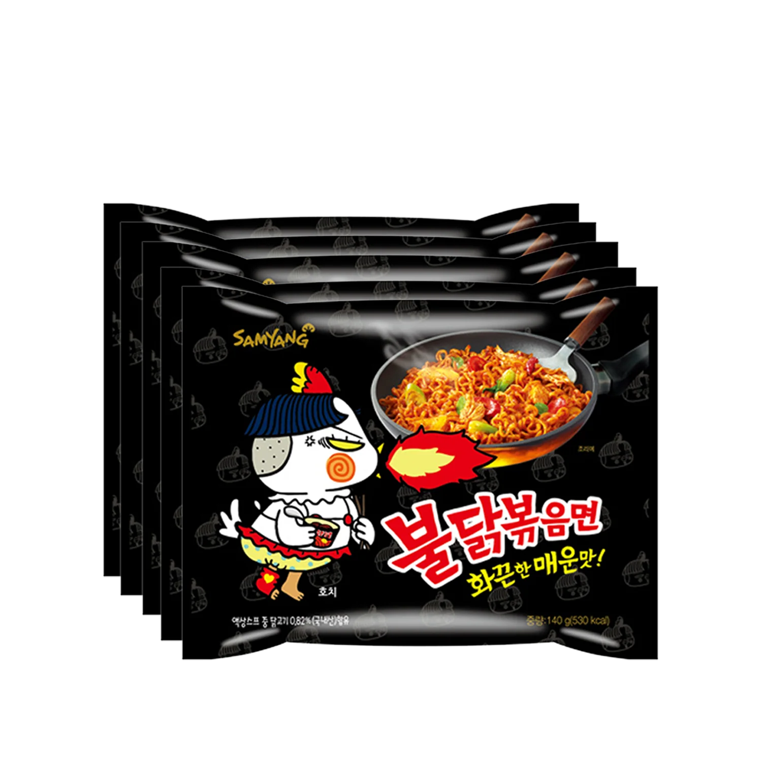 5er Pack Samyang Buldak Ramen Nudeln Hot Chicken 140g MHD 23.12.2025