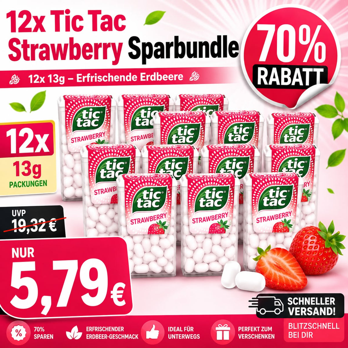 12x Tic tac 13g Sparbundle