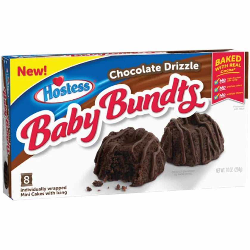 Hostess Baby Bundts Chocolate 8er 284g