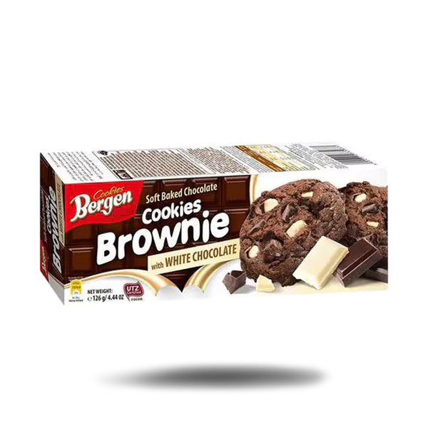Bergen Brownie Cookies White Chocolate 126g