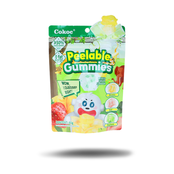 Cokoc Peelable Gummies Mixed Fruit 60g