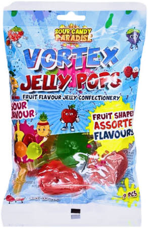 Vortex Jelly Pops Sour Flavour 315g