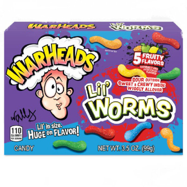 Warheads Lil' Sour Worms 99g